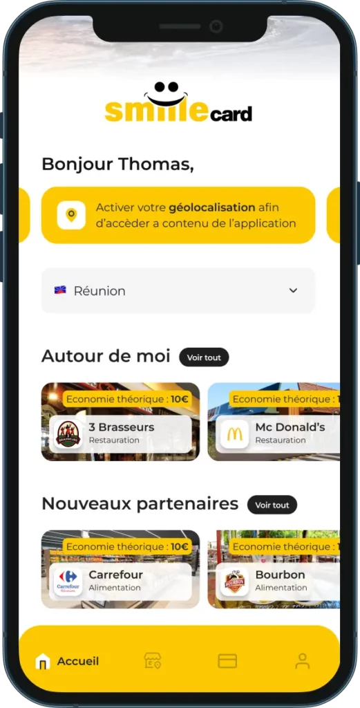 application-mobile-smiile-card-partenaire